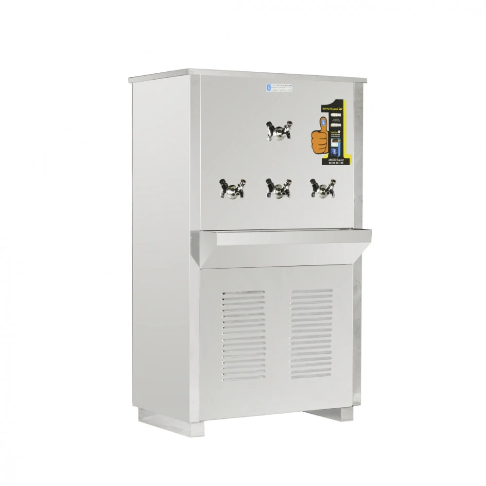 Al-Kawthar Steel Water Dispenser 200 Liter, 4Taps