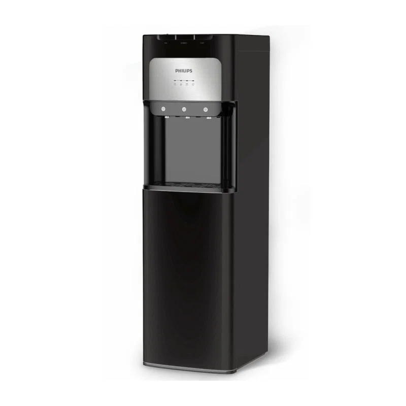Philips  Water Dispenser Stand 3 Spigots, Micro P-Clean filtration and UV LED, Bottom Load, Black