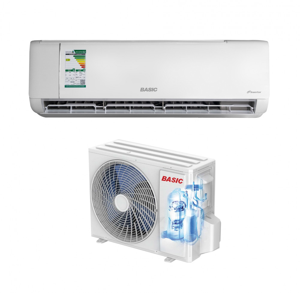 Basic 2 Ton Hot & Cold Inverter Air Conditioner with WiFi, BTU21200