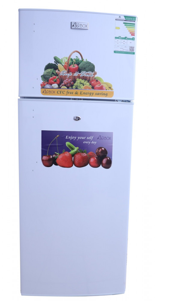 Wbox 2-Door Refrigerator 9.2 cu ft 260 L Silver