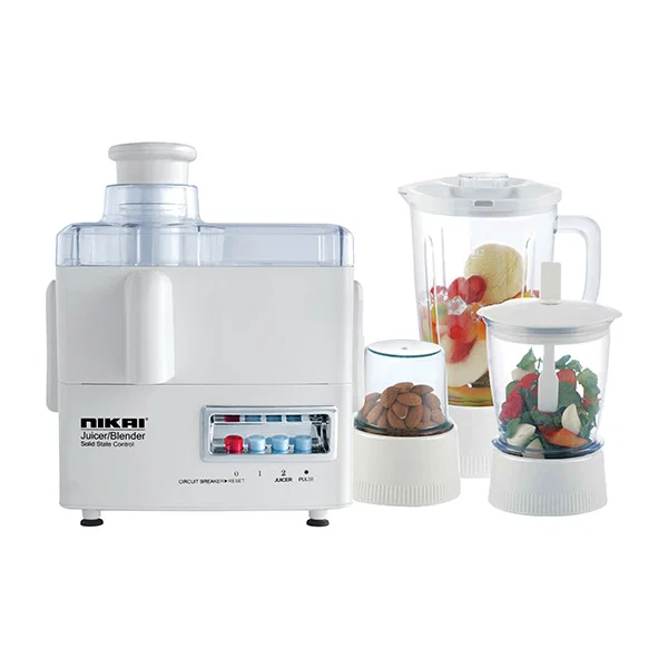 Nikai Food Processor, 4 In 1, 300 W, 1.6 Liter, White
