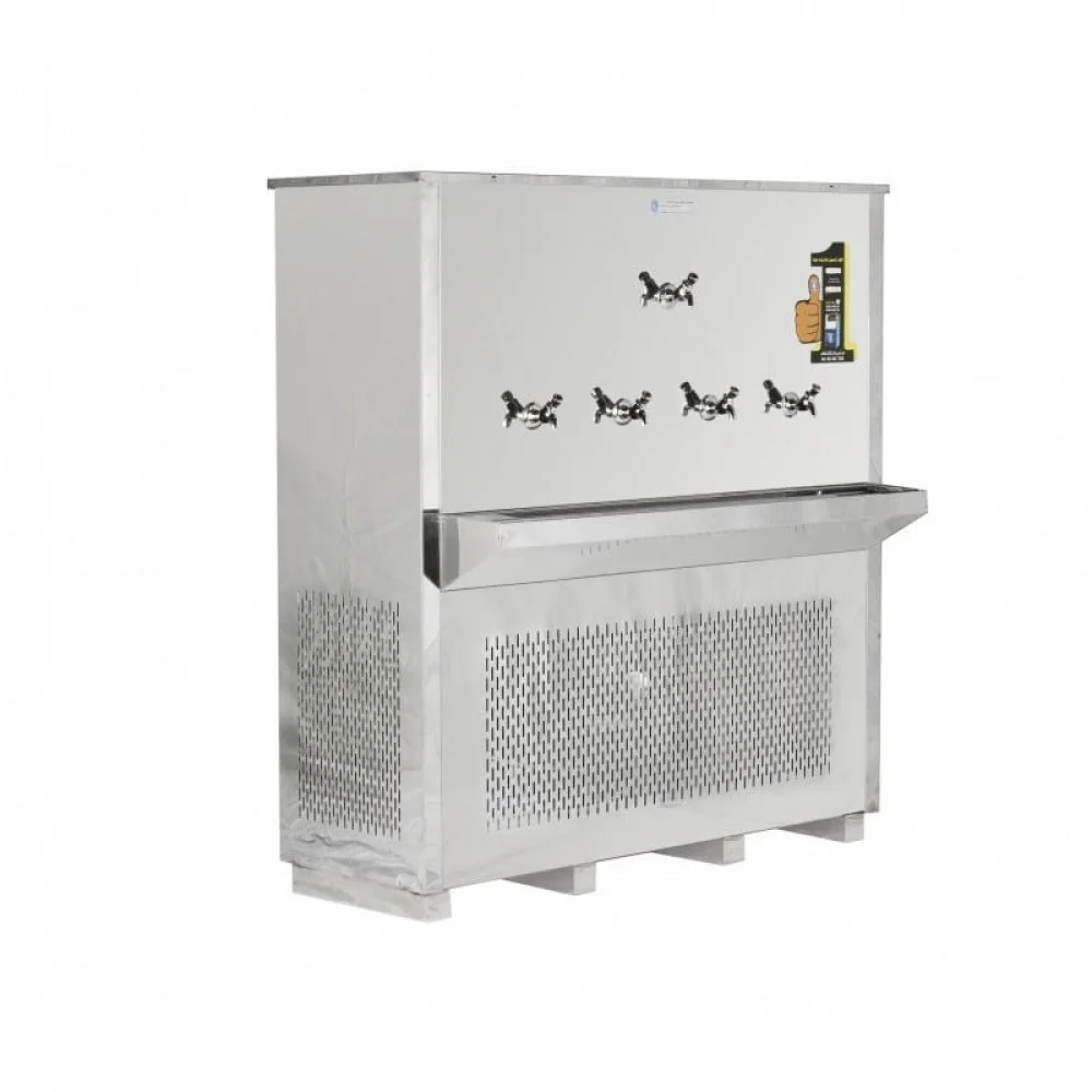 Al Kawthar Water Dispenser, 500 Liters, 5 Taps, Stainless Steel