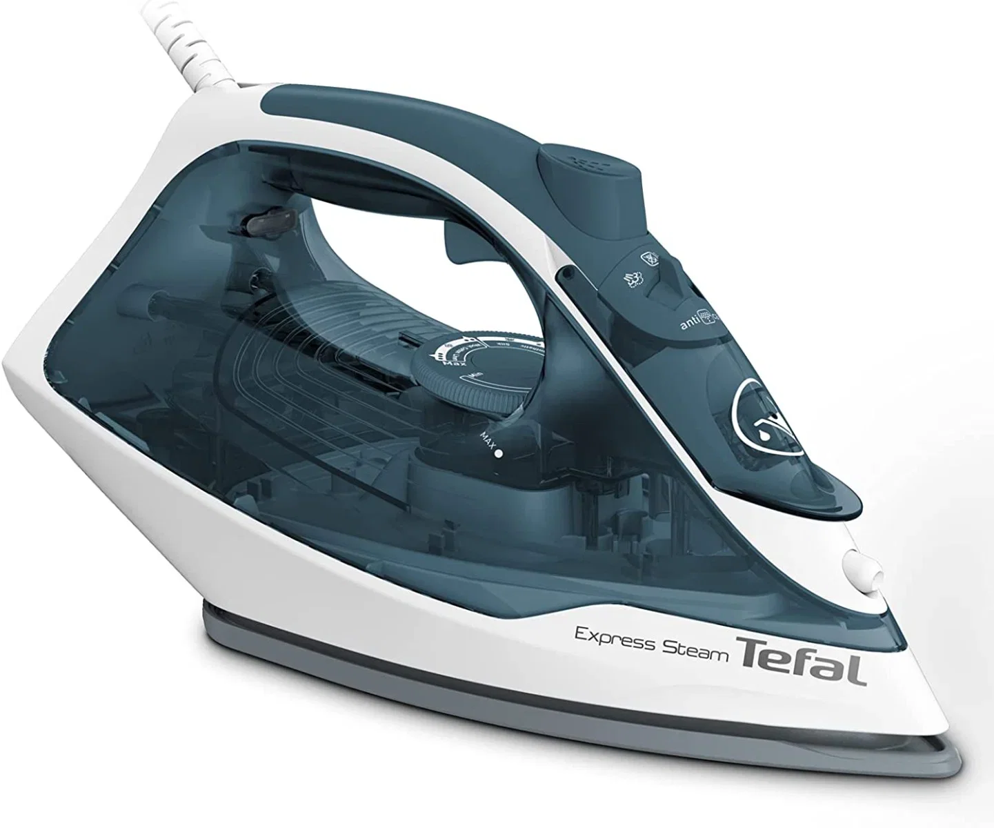 Tefal Express Steam Iron 2400W Cerilium Soleplate