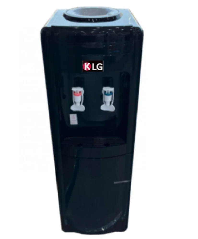 KLG Hot & Cold Water Dispenser with Storage Case, Black