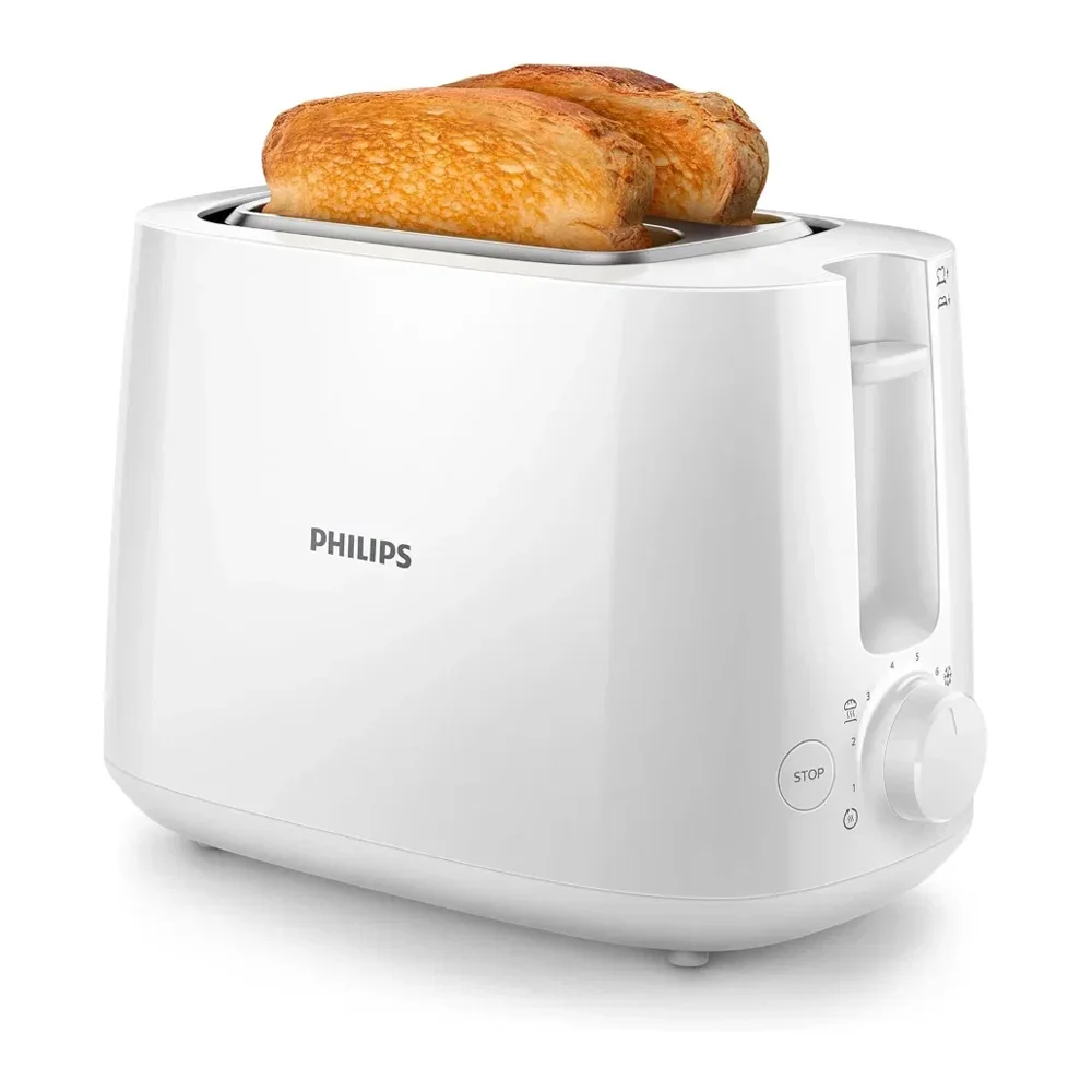 Philips Toaster 830W 2 Slice 8 Settings Daily Collection