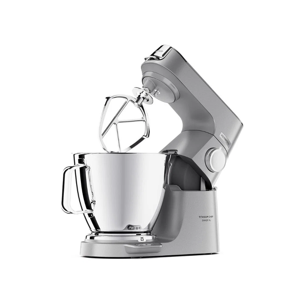 Kenwood Titanium Chef Baker XL Kitchen Machine w 6,7L Bowl 1200W, Silver