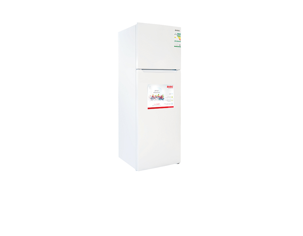 Basic 2-Door Refrigerator 16.4 cu ft (465 L) White Steam