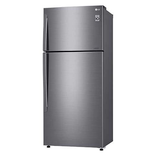 LG Refrigerator 12.3Cu.ft, Freezer 4.6Cu.ft, Smart Inverter,Platinum Silver