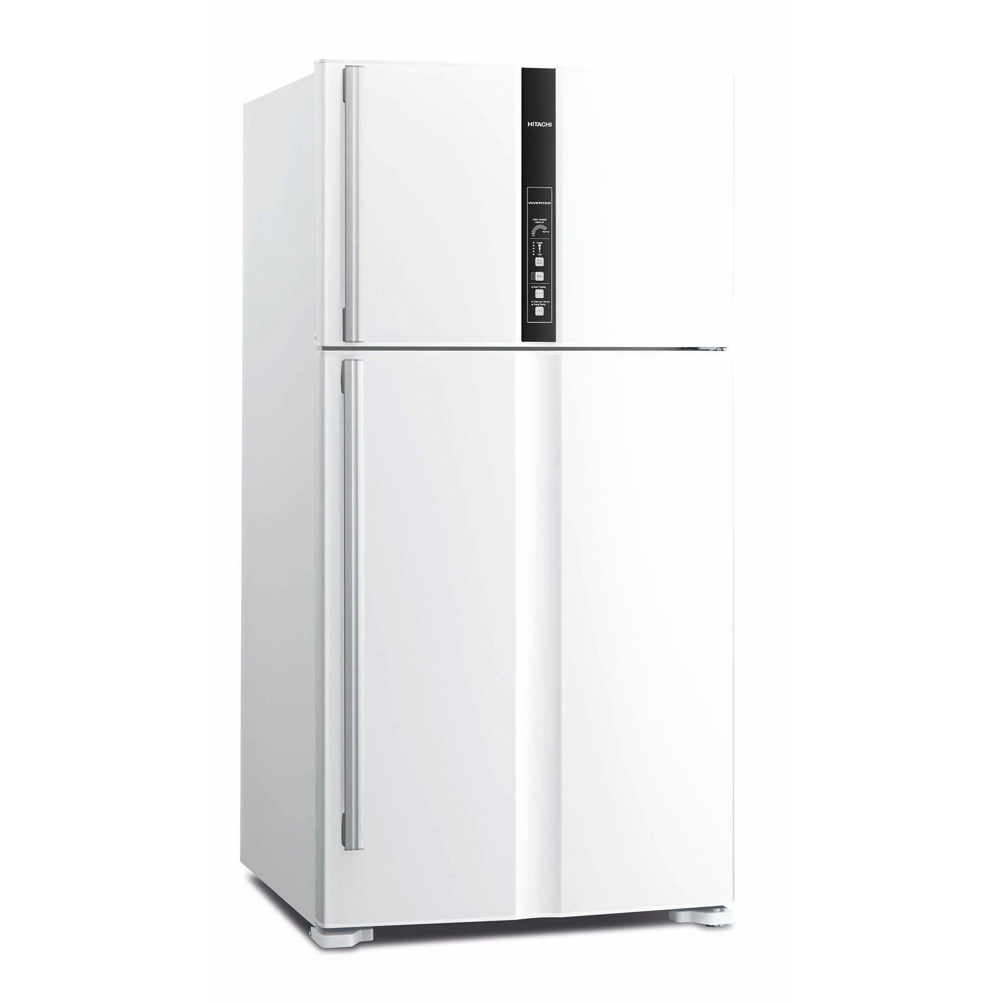 Hitachi, Refrigerator 18.2 Cu.Ft, Freezer 6.6 Cu.ft, Inverter, White
