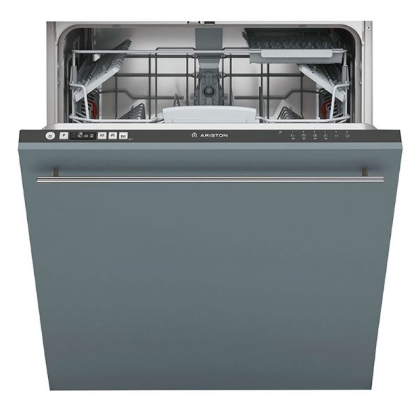 Ariston Built-in Dishwasher – 6 Programs – 14 Place Settings – Grey