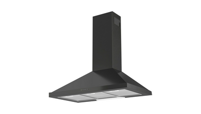 Kelvinator Built In Hood 60Cm, Suction Power 1000 M³/Hour, Black (Italy)