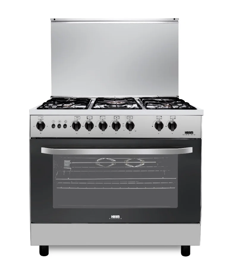 Haam oven, 5 gas burners, 55*80, steel, full safety