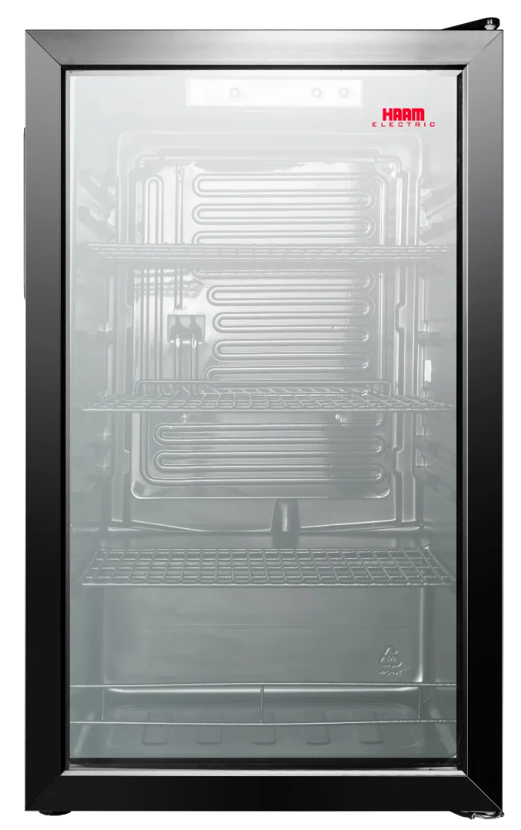 HAAM Display Refrigerator, 4.4 ft, Black