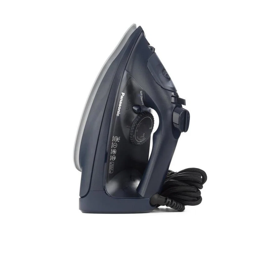 Panasonic Steam Iron 2600W, 300ml, Self-Cleaning, Black