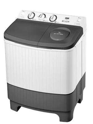 Haas Twin Tub Washing Machine 6 KG, White