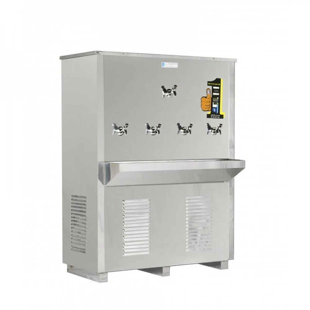 Al Kawthar Steel Water Dispenser, 240 Liters, 5 Taps