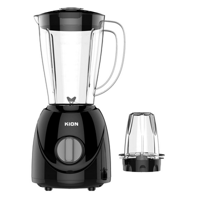 Kion Blender 1.5 Liters, 400 Watts, With Grinder, Black