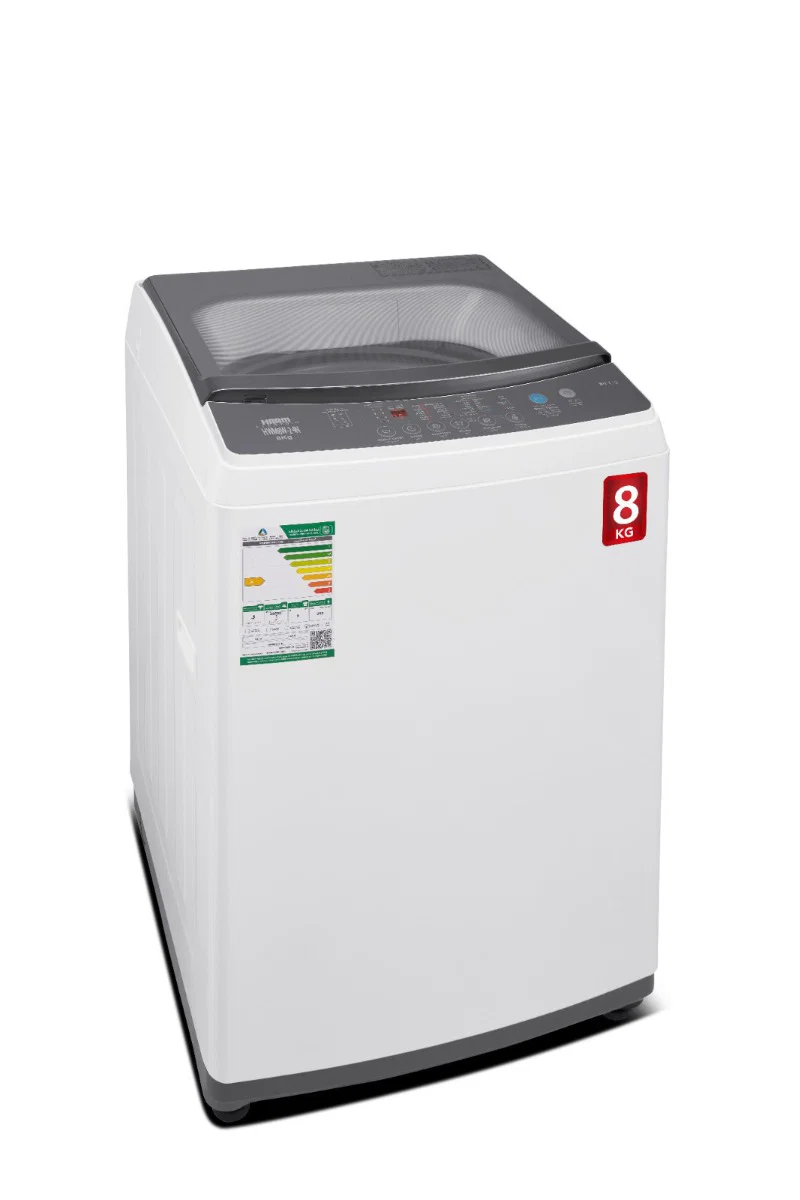Haam Top Load Washing Machine, 8kg, White