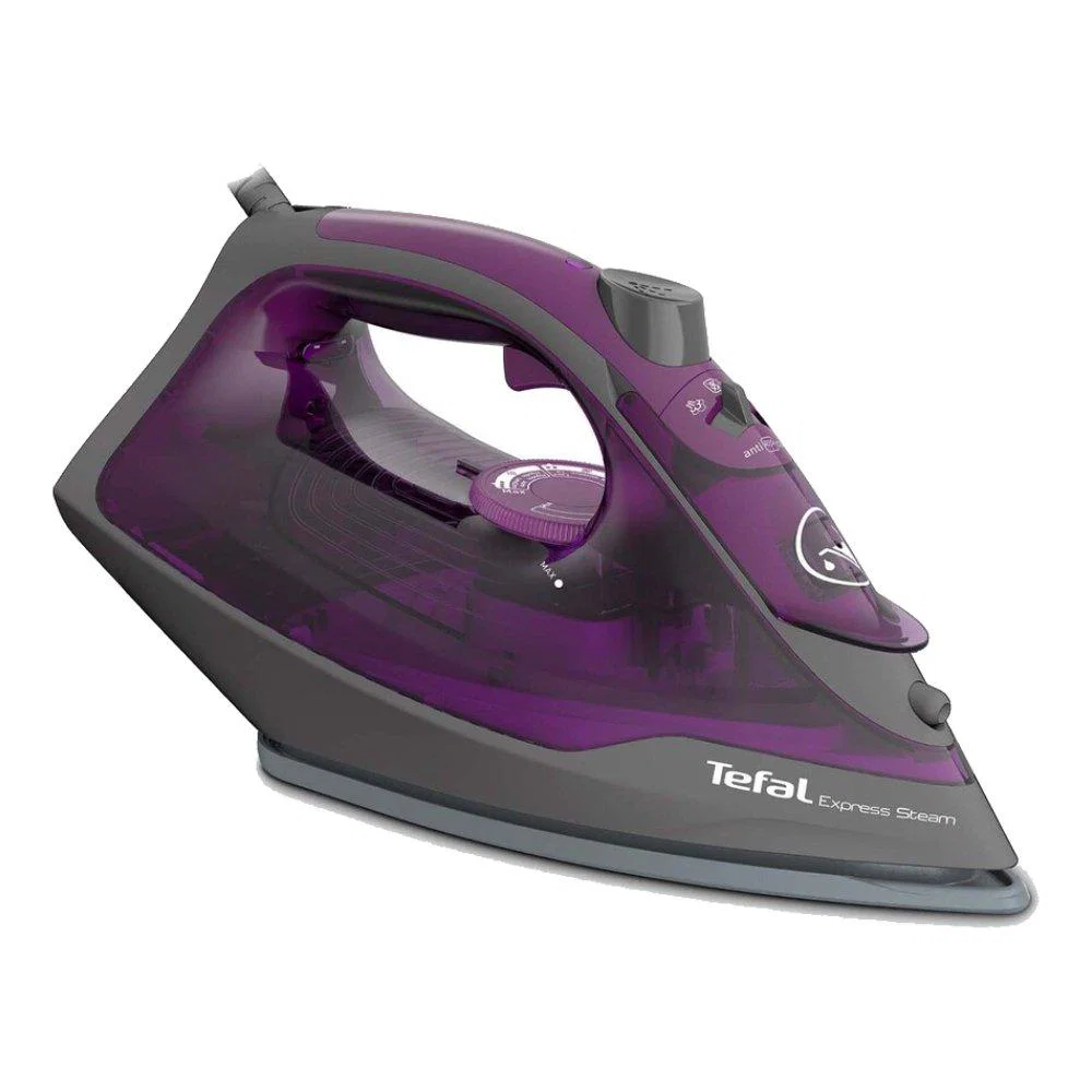 Tefal Express Steam Iron, 2600W, GREY/PURPLE