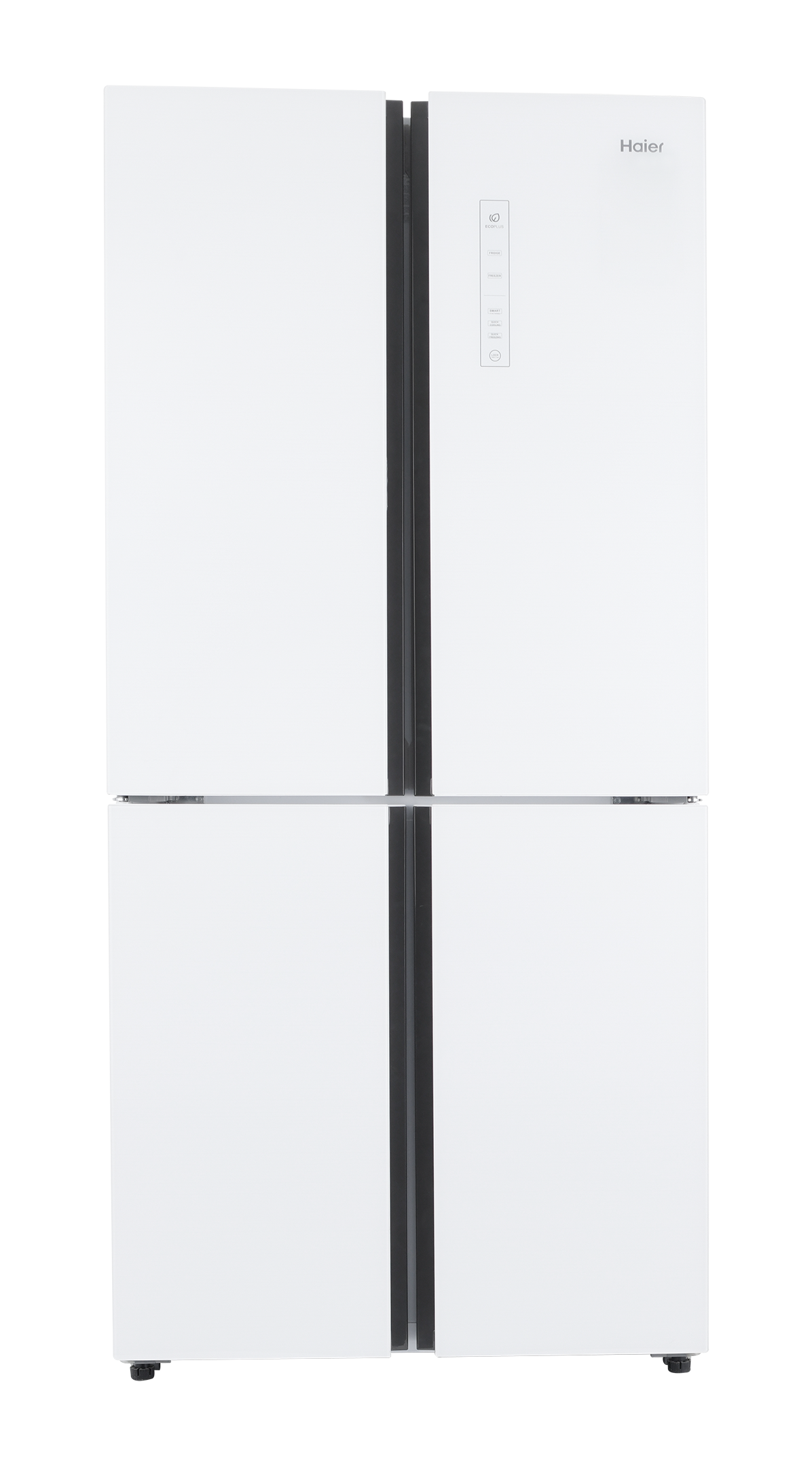 Haier Side by Side 4 Door Refrigerator, 12.3Cu.ft, Freezer 5.5Cu.ft, Inverter, White