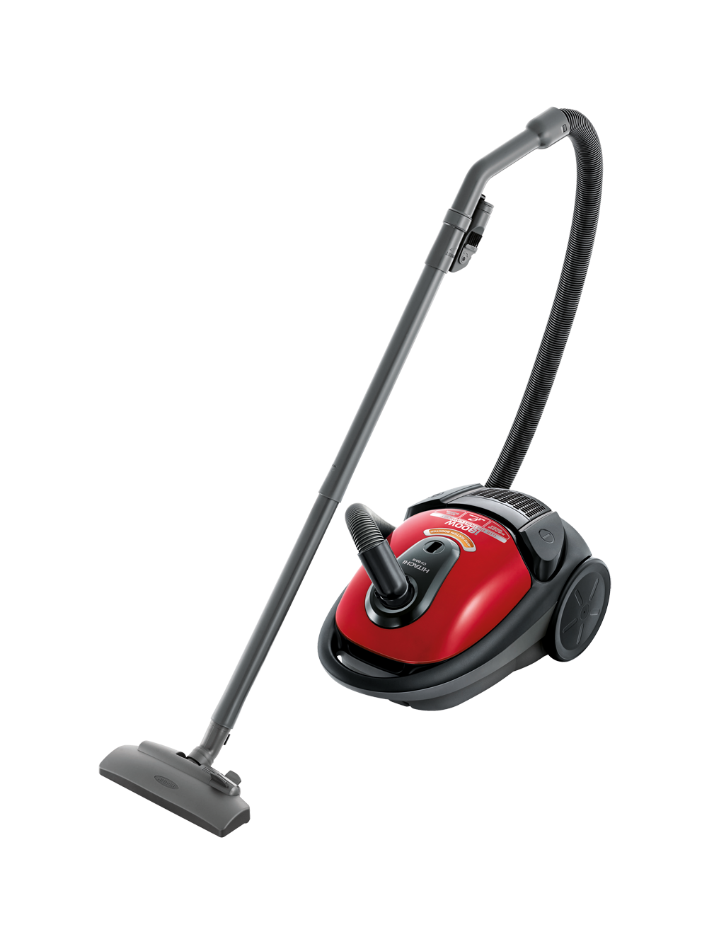 Hitachi Flat Vacuum Cleaner 8 Liter, 1800 Watt (Red)