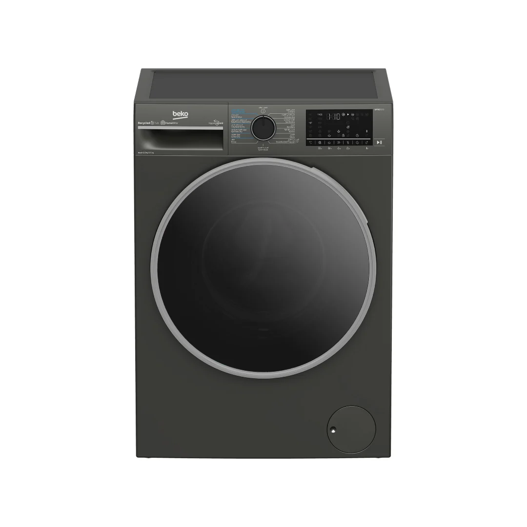 Beko Front Load Washer And Dryer 8/5kg 15 Programs 1400Rpm Grey