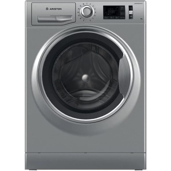 Ariston Washer Front Load – 9 Kg Washing – 15 programs – Silver