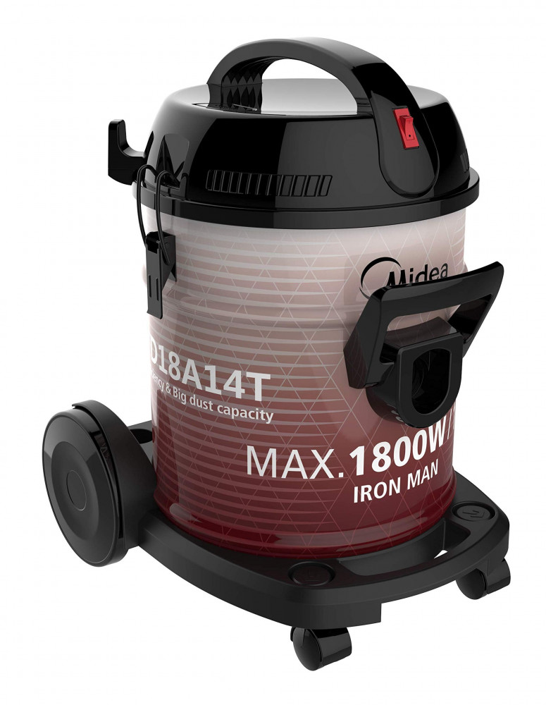 Barrel vacuum cleaner, Midea, 1800 watts, 18 liters