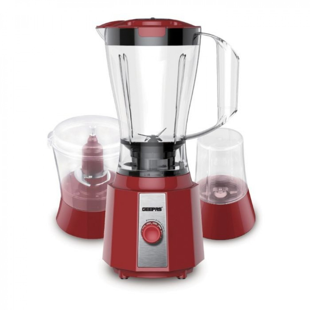 Geepas Food Processor, 1.5 Liter, 400 Watts, 3-in-1