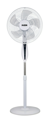 Kion Fan Stand 3 Speed 50 Watt, With Remote Control, White