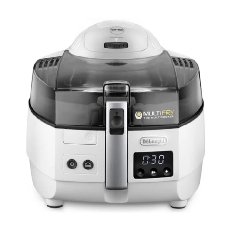 Delonghi Frying pan 1.7 kg for fresh potatoes and 1.5 kg for cold-boiled balls without adding oil, Upper heating unit 1400W Lower heating unit 200W