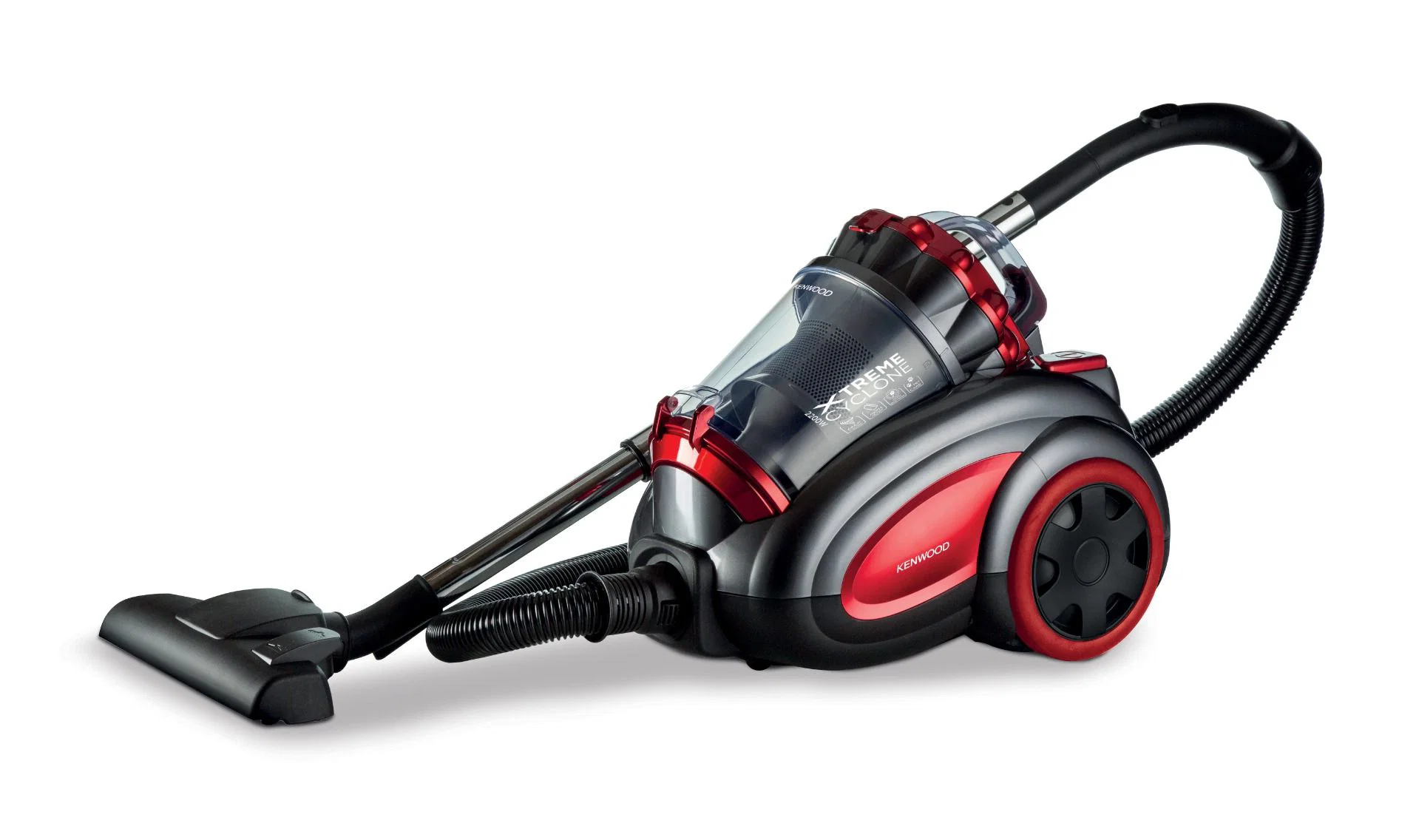 Kenwood OWVBP80-000RG Bagless Vacuum Cleaner 2200W Multi Cyclonic HEPA Filter Red