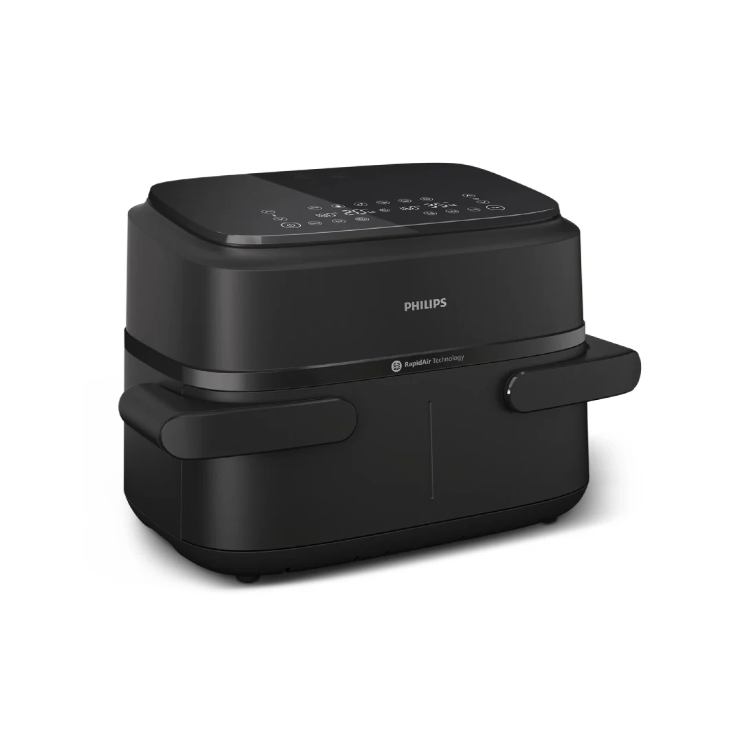 Philips Air Fryer 7L Dual Basket Rapid Air Technology 2450W Black