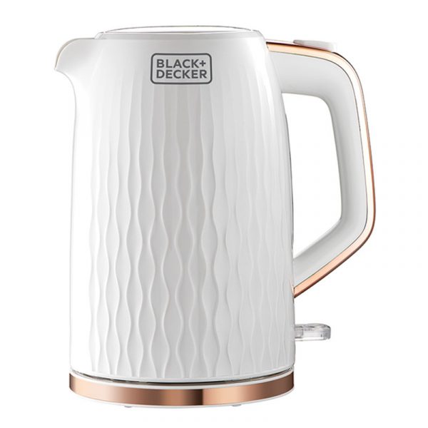 BLACK+DECKER Electric Kettle Cordless – 1.7 L – 2200 W – White
