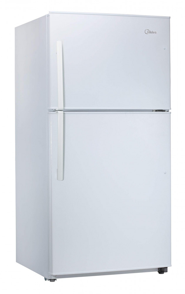 Midea 21 cu ft, 595 liter, 2-door refrigerator, white