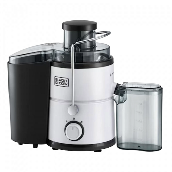 BLACK+DECKER Juicer Machine – 500 ml – 2 Speeds –  600 W – White