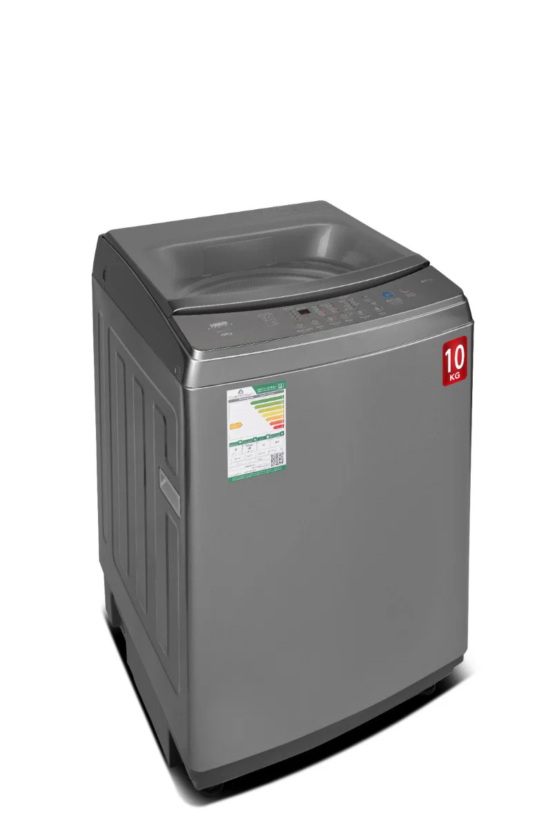 Haam Top Load Washing Machine, 10kg, Silver