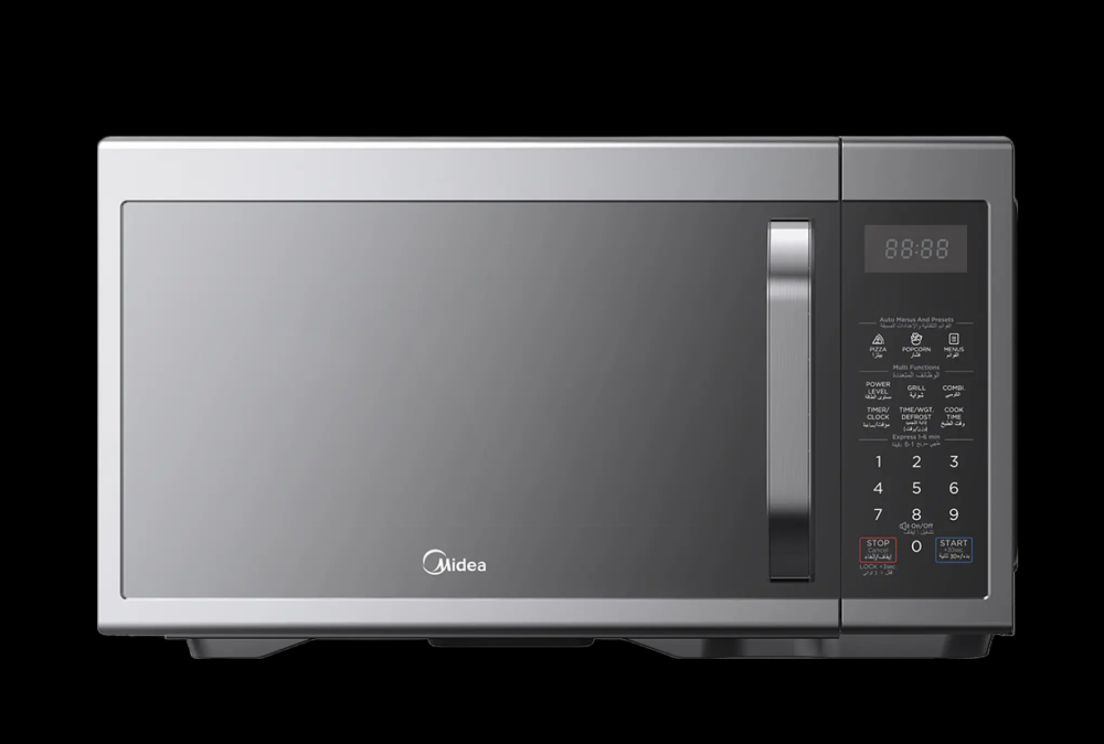Midea 31L Microwave with Digital Grill, Silver