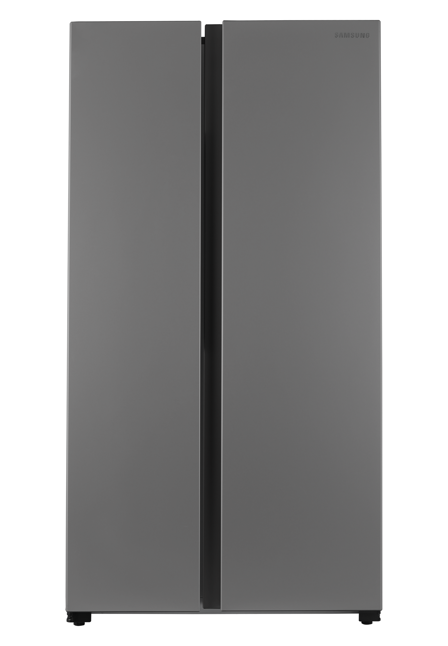 Samsung Side By Side Refrigerator 14.8Cu.ft, Freezer 8.1Cu.ft, DIT Compressor, Silver Matt
