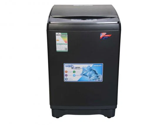ADMIRAL Automatic Top-Loading  Washing Machine, 14 Kg Capacity, 8 Programs - Safety Lock - Fuzzy Logic And Washing, Silver