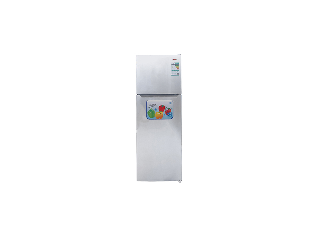 Basic Double Door Refrigerator10.5 Cuft Steel