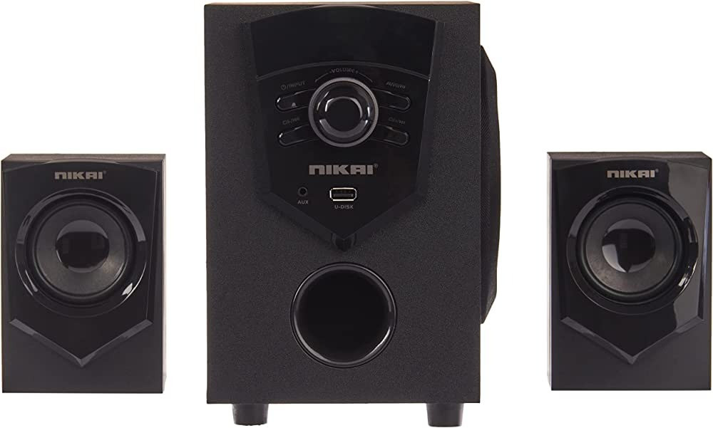 Nikai 2.1 Channel Bluetooth Speakers with Remote