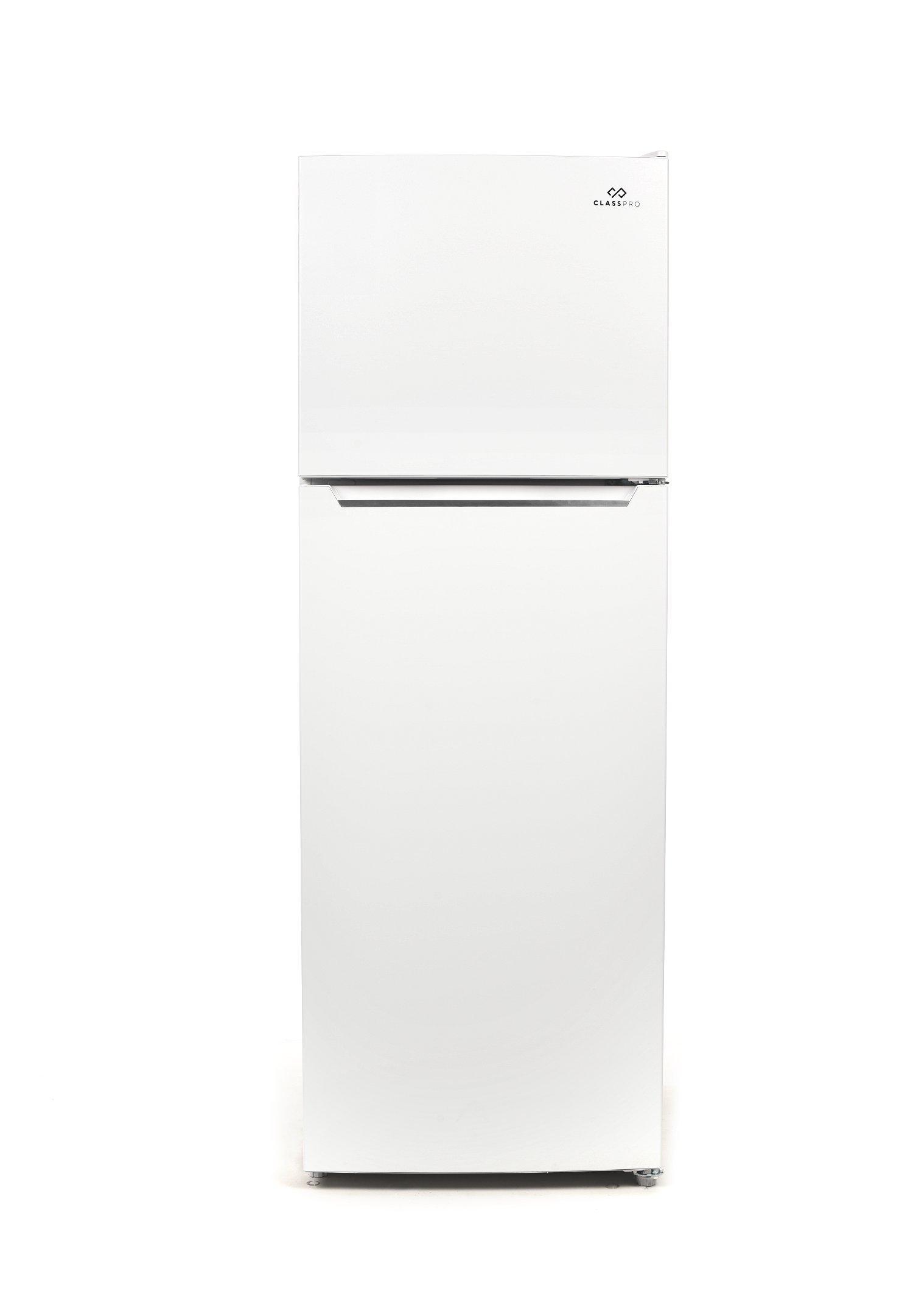 ClassPro Refrigerator 9.5 Cu.ft Freezer 2.8 Cu.ft, Total No Frost System, white