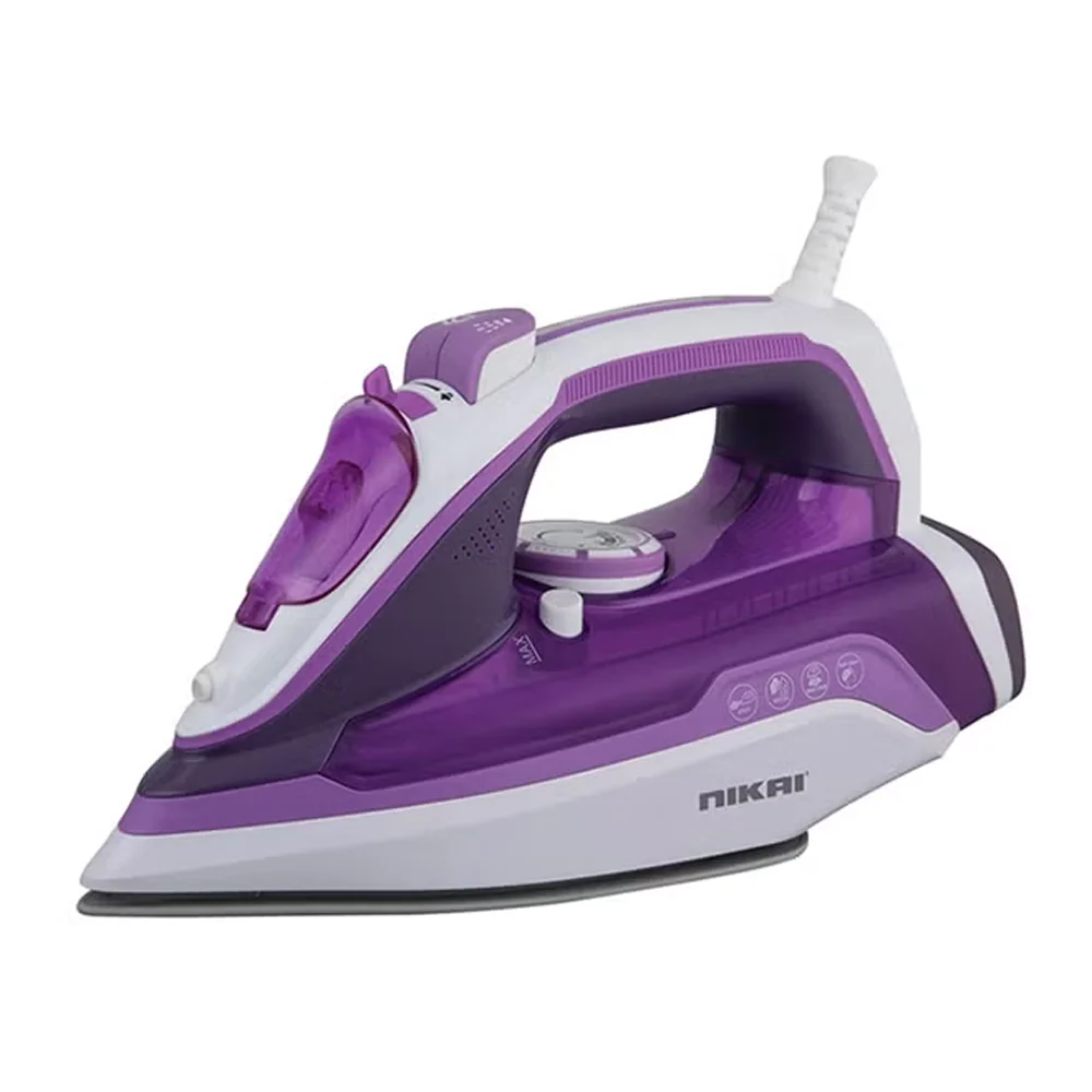 Nikai Iron, Steam, 2200 W, 330 Ml, Black