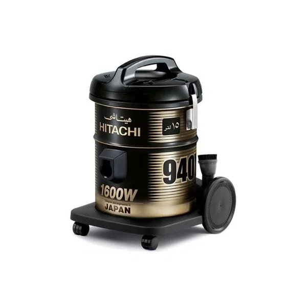 Hitachi Drum Vacuum Cleaner 15L 1600W – Black