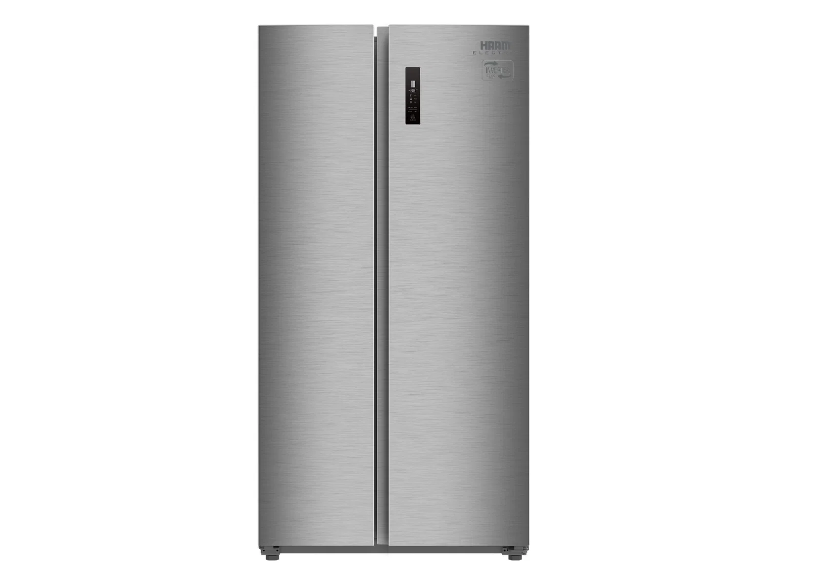 Haam Side By Side Refrigerator, 22 Cu. Ft, Inverter, Steel