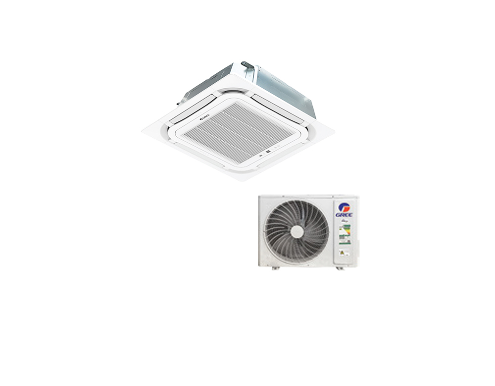 Gree Cassette Type Air Conditioner Hot & Cold 22300 BTU Circular Shape