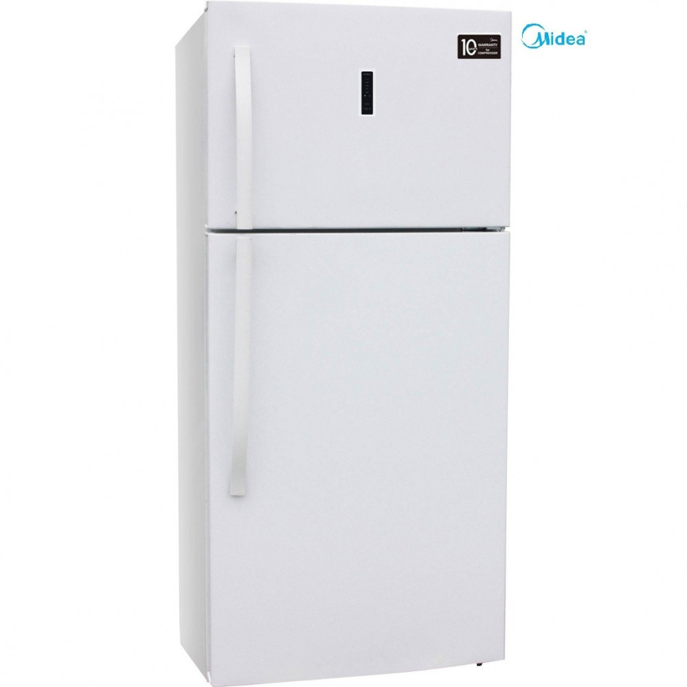 Midea 23 cu ft 2 door refrigerator, 651 liters, inverter, steel