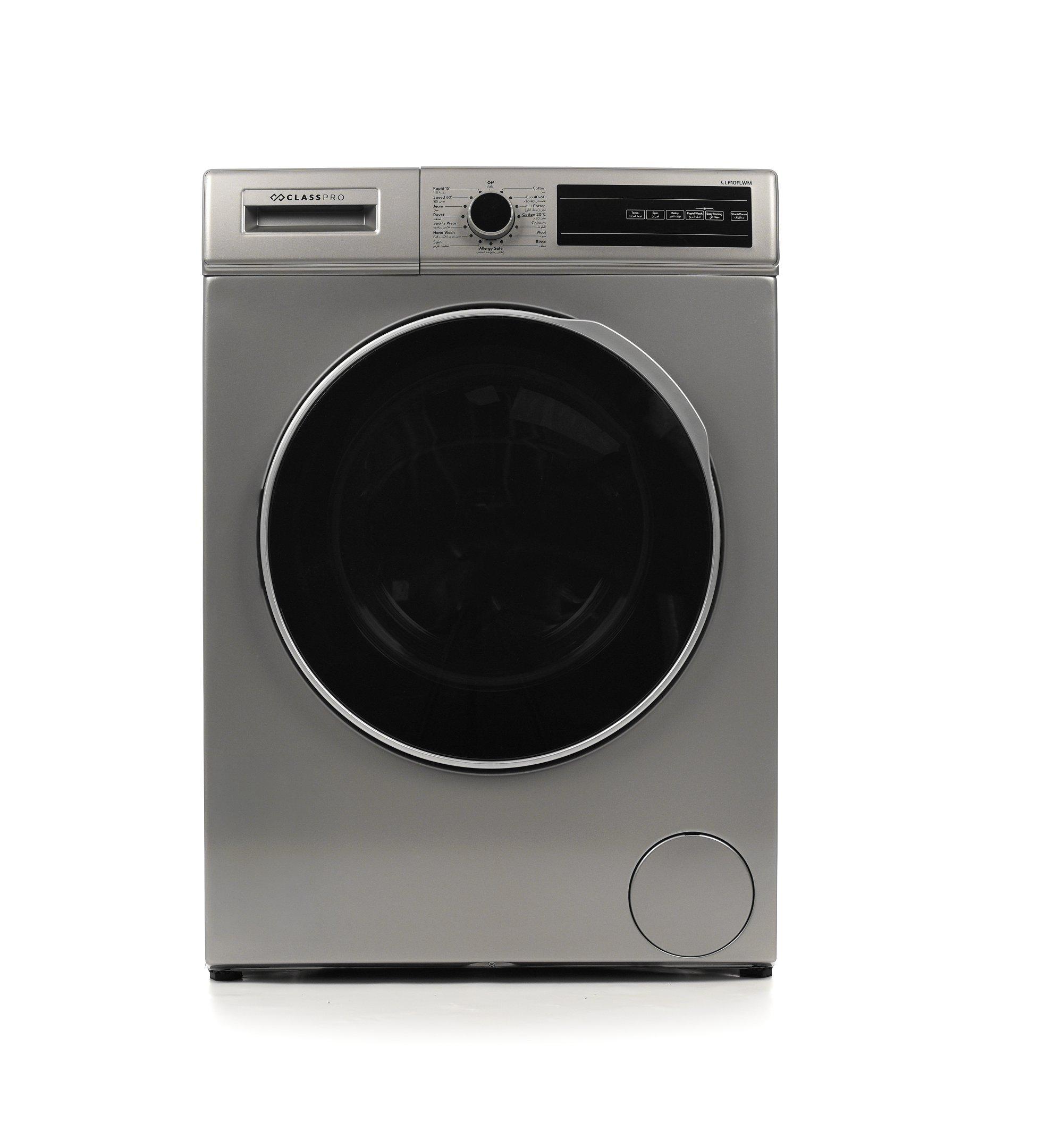 ClassPro, Front Load washer, 10 KG, Dark Grey