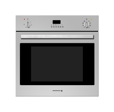 Kelvinator Built In Electric Oven 60 Cm, 9 Functions, 61 Liters, With Fan, Steel (Italy)